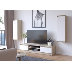 KOMODA RTV K160 CLP SONOMA / BIAŁY