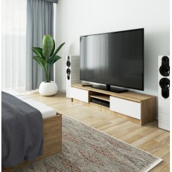 KOMODA RTV K160 CLP SONOMA / BIAŁY
