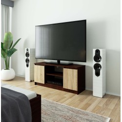 SZAFKA RTV 120 cm 2D 1P WENGE / SONOMA