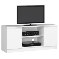SZAFKA RTV 120 cm 2D 1P BIAŁA