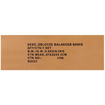 Zblocze do żurawia KD321