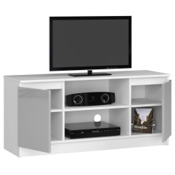 SZAFKA RTV 120 cm 2D 1P METALIK AKRYL WYSOKI POŁYSK