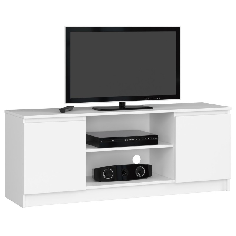 SZAFKA RTV 140 cm 2D 1P BIAŁA SZAFKA RTV 140 cm 2D 1P BIAŁA