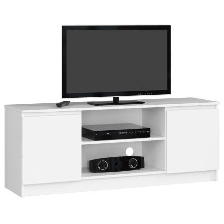 SZAFKA RTV 140 cm 2D 1P BIAŁA