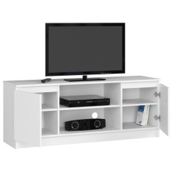SZAFKA RTV 140 cm 2D 1P BIAŁA