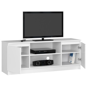 SZAFKA RTV 140 cm 2D 1P BIAŁA