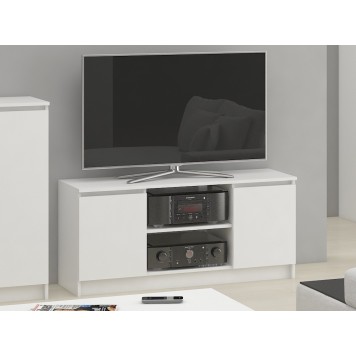 SZAFKA RTV 140 cm 2D 1P BIAŁA