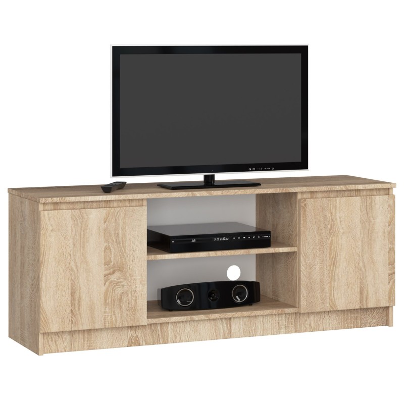 SZAFKA RTV 140 cm 2D 1P SONOMA SZAFKA RTV 140 cm 2D 1P SONOMA