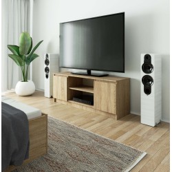 SZAFKA RTV 140 cm 2D 1P SONOMA