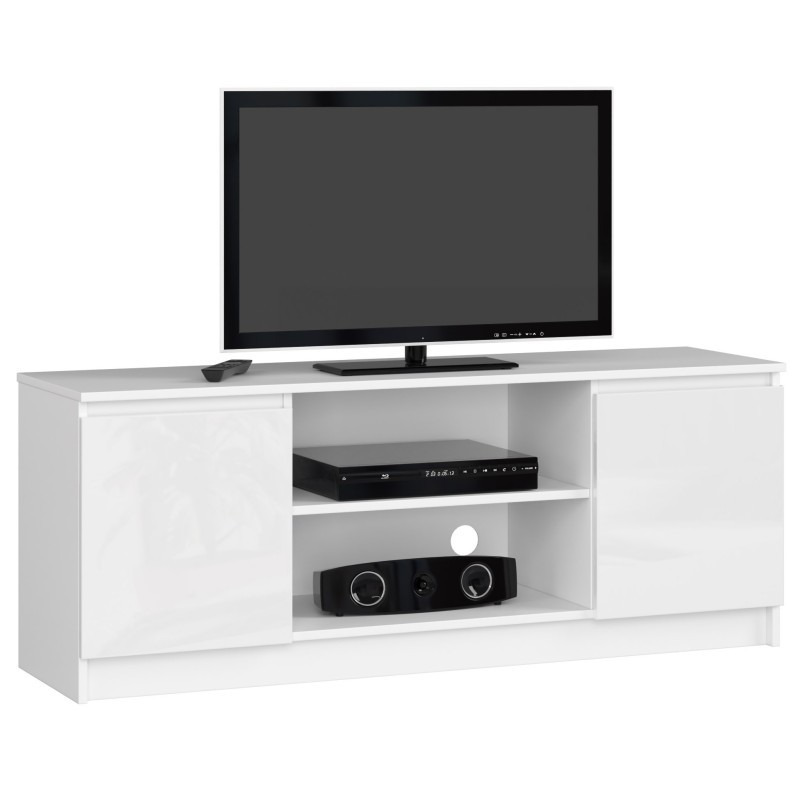 SZAFKA RTV 140 cm 2D 1P BIAŁY AKRYL WYSOKI POŁYSK SZAFKA RTV 140 cm 2D 1P BIAŁY AKRYL WYSOKI POŁYSK