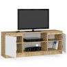 KOMODA RTV K140 2D 1P CLP DĄB ARTISAN / BIAŁY