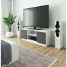 KOMODA RTV K140 2D 1P CLP BIAŁY / SZARY