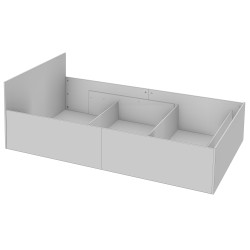 ŁÓŻKO PODNOSZONE CLP 120x200 OSKRZYNIA + STELAŻ BIAŁE