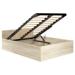 ŁÓŻKO PODNOSZONE CLP 100x200 OSKRZYNIA + STELAŻ SONOMA