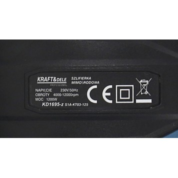 SZLIFIERKA MIMOŚRODOWA 1200W Z REGULACJĄ KD1695-Z