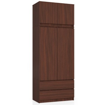 Nadstawka na szafę S 90 cm - wenge - 2 drzwi