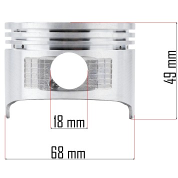 Tłok komplet do silnika PM-GX160-TK