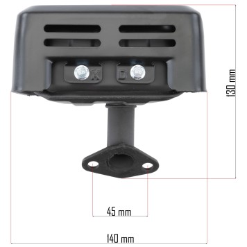 Tłumik do silnika PM-GX160-TL