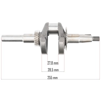Wał korbowy do silnika PM-GX160-WK19