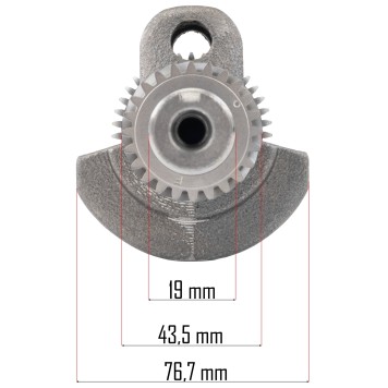 Wał korbowy do silnika PM-GX160-WK19