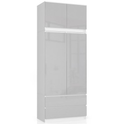NADSTAWKA DO SZAFY S90 2D 2SZ CLP METALIK POŁYSK
