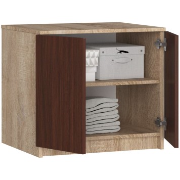NADSTAWKA DO SZAFY S60 STAR DĄB SONOMA/WENGE