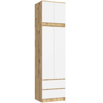 NADSTAWKA DO SZAFY S60 STAR DĄB ARTISAN / BIAŁA