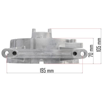 Wspornik tylny do agregatu PM-AGR-6500/7500-WT