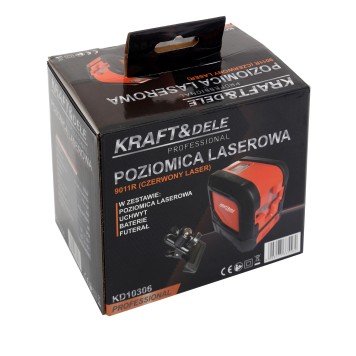 LASER KRZYŻOWY Z CZERWONĄ WIĄZKĄ KD10306