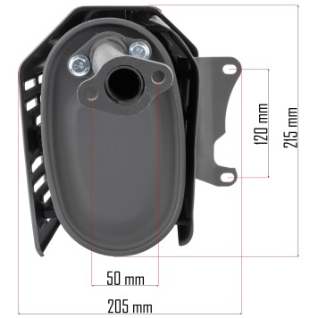 Tłumik do agregatu PM-AGR-6500/7500-TL