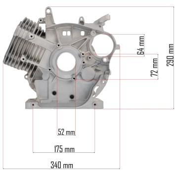 Blok silnika do agregatu PM-AGR-6500/7500-BS
