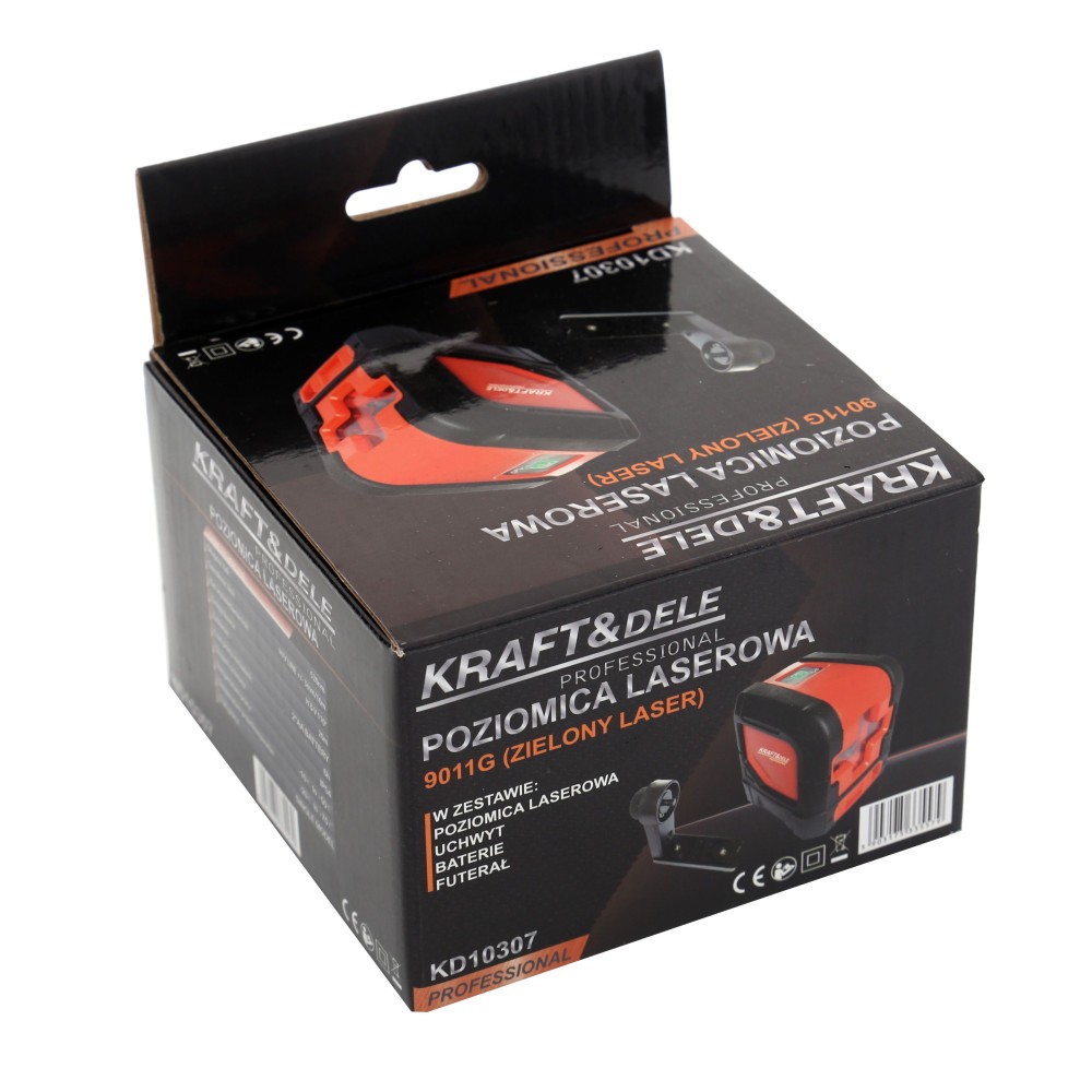 LASER KRZYŻOWY Z ZIELONĄ WIĄZKĄ KD10307