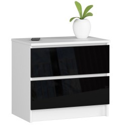 KOMODA K60 2SZ CLP CZARNY POŁYSK