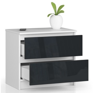 KOMODA K60 2SZ CLP GRAFIT POŁYSK