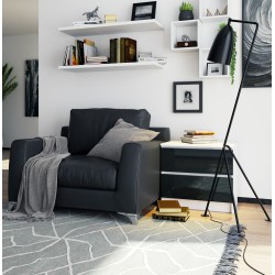 KOMODA K60 2SZ CLP GRAFIT POŁYSK