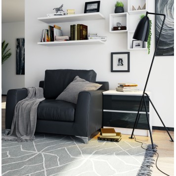 KOMODA K60 2SZ CLP GRAFIT POŁYSK