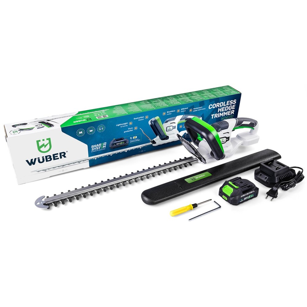 Taille-haie électrique sans fil  sur batterie WUBER 51 cm