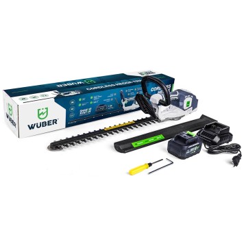 Taille-haie électrique sans fil sur batterie WUBER 48 cm