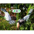 Mini Taille-haies et coupe-herbe sans fil Wuber 7,2 V