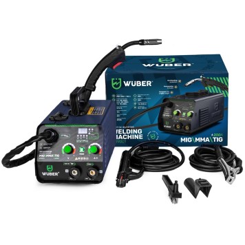 Machine poste  à souder à onduleur MIG FLUX MMA TIG Wuber
