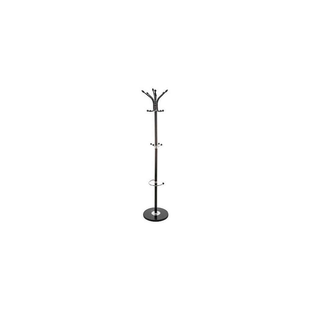 Porte manteaux parapluies 12 tiges 182 X 37 cm noir Porte manteaux parapluies 12 tiges 182 X 37 cm noir