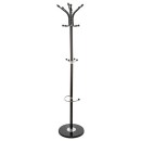 Porte manteaux parapluies 12 tiges 182 X 37 cm noir