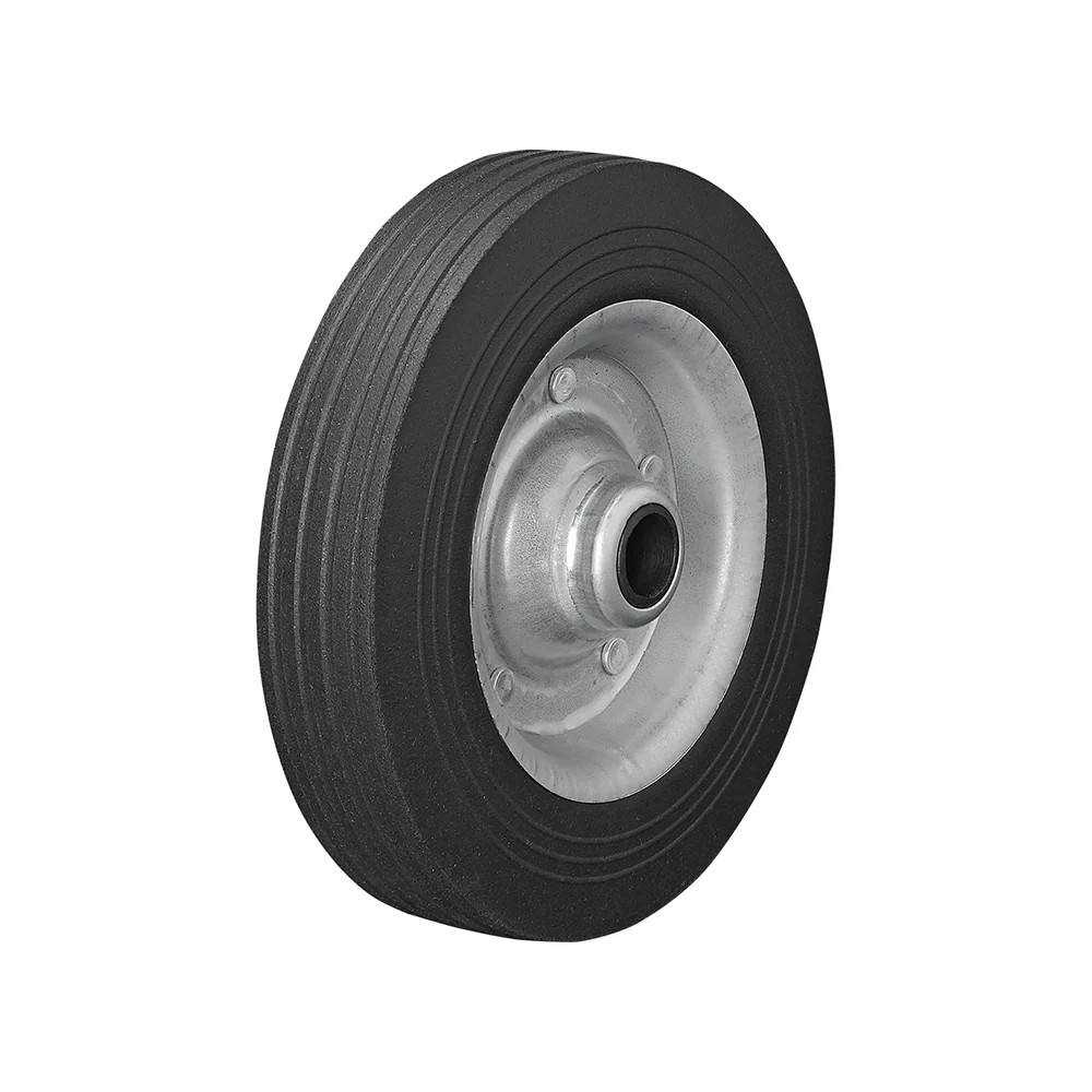 Roulette roue jockey jante métal avec pneu caoutchouc 200x50mm Roulette roue jockey jante métal avec pneu caoutchouc 200x50mm