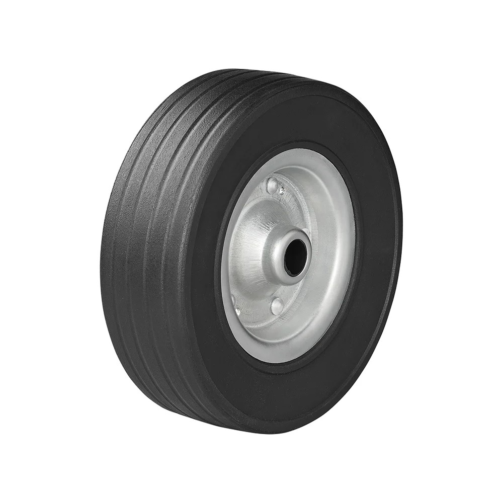 Roulette roue jockey jante métal avec pneu caoutchouc 220 x 65 mm 300 kg Roulette roue jockey jante métal avec pneu caoutchouc 220 x 65 mm 300 kg