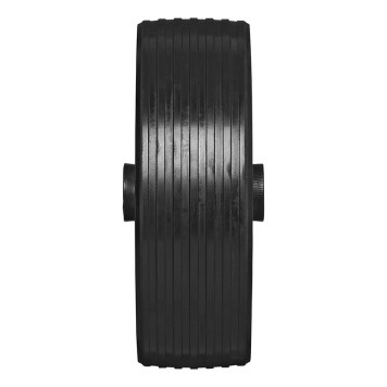 Roulette roue jockey jante plastique avec pneu caoutchouc 220x70mm