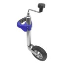 Poignée de manoeuvre bleu pour roue jockey de 48mm