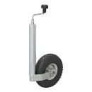Roue jockey 48mm jante métal avec pneu d'aire 260x85mm