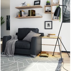 KOMODA K60 2SZ CLP DĄB SONOMA / BIAŁY