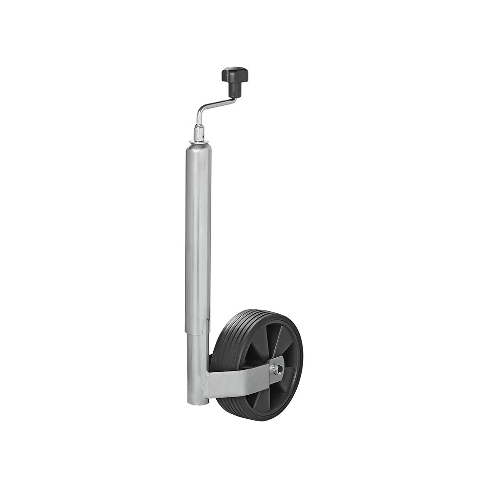 Roue jockey 48mm jante plastique avec pneu caoutchouc 220x70mm Roue jockey 48mm jante plastique avec pneu caoutchouc 220x70mm