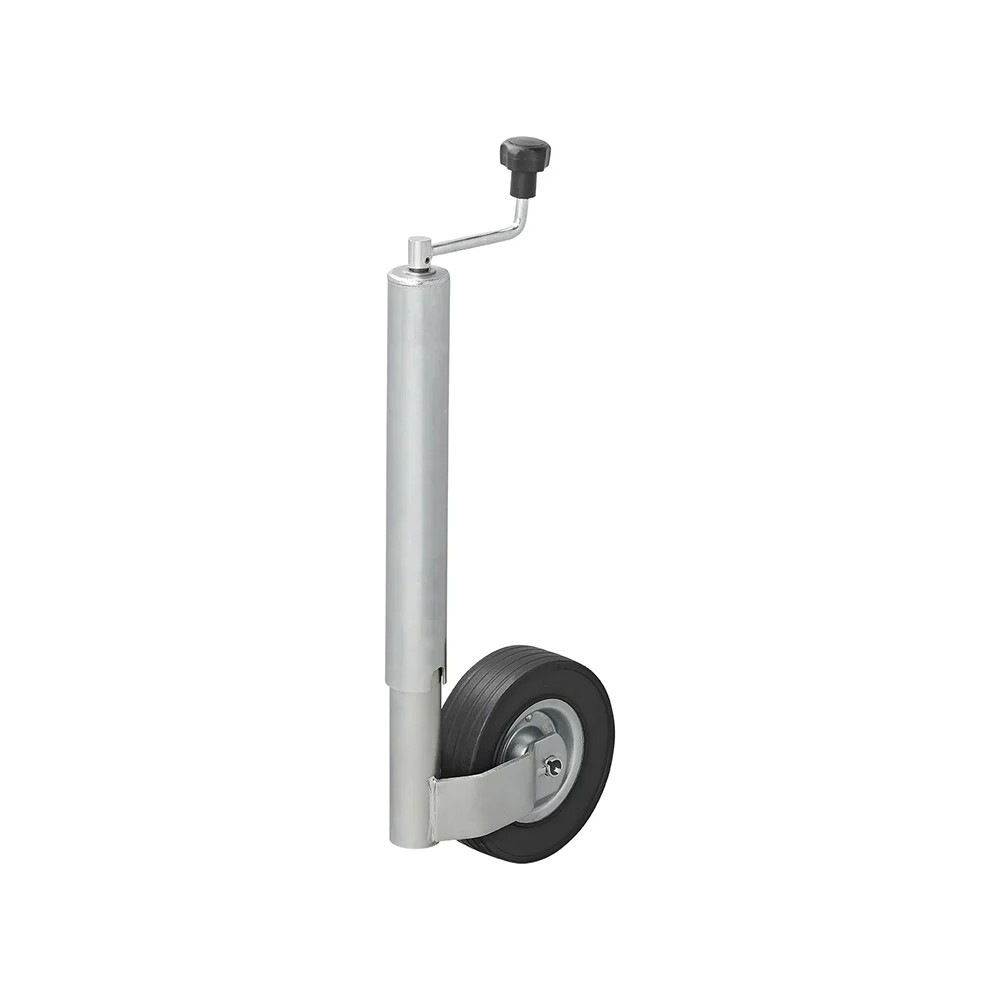 Roue jockey 60mm jante métal avec pneu caoutchouc 220x65mm Roue jockey 60mm jante métal avec pneu caoutchouc 220x65mm